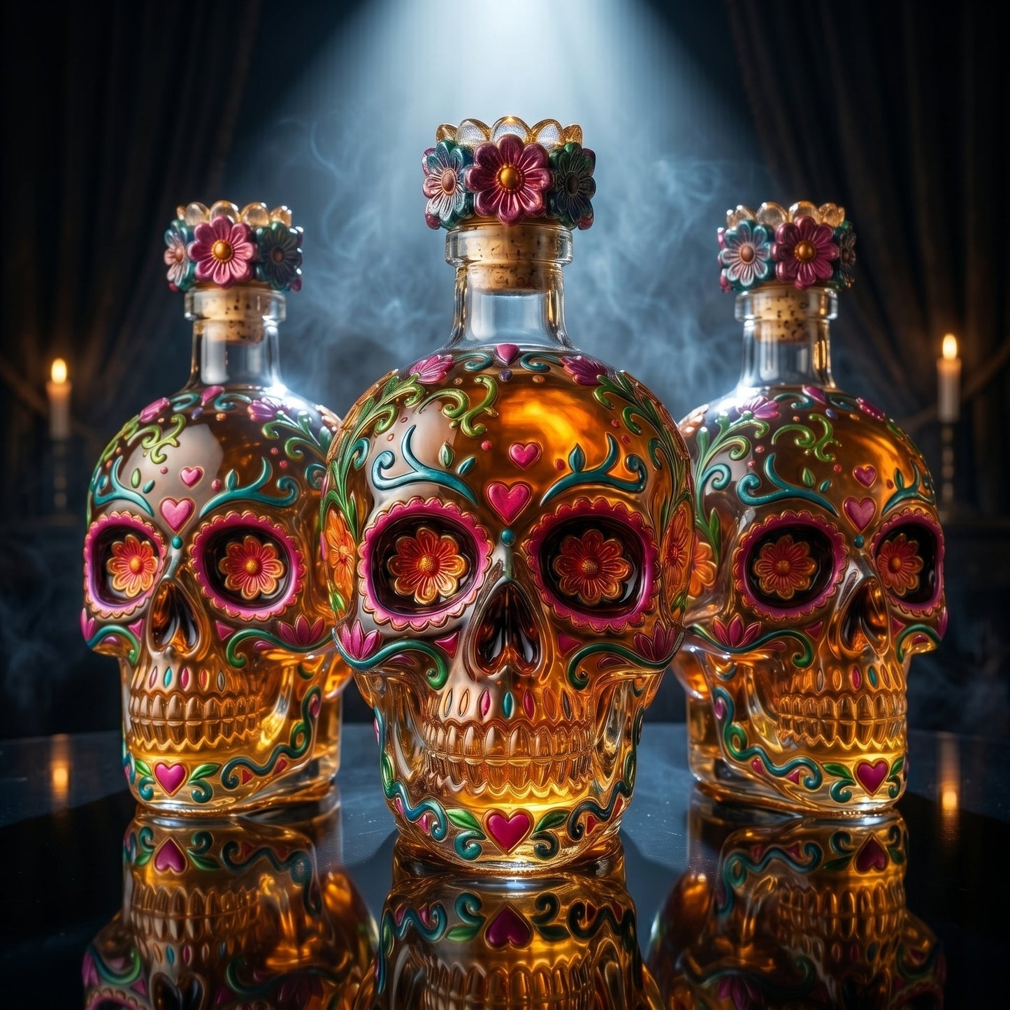 LIMITED Edition 🔥 Calavera de Oro – Limited Artisan Decanter
