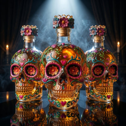 LIMITED Edition 🔥 Calavera de Oro – Limited Artisan Decanter