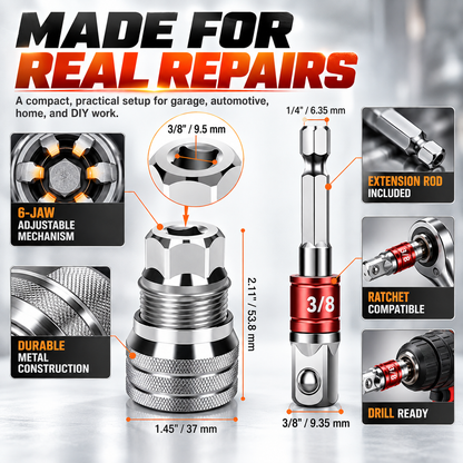 💥 LAST DAY 49% OFF 🔥 Multi-function Universal Socket Wrench Tool