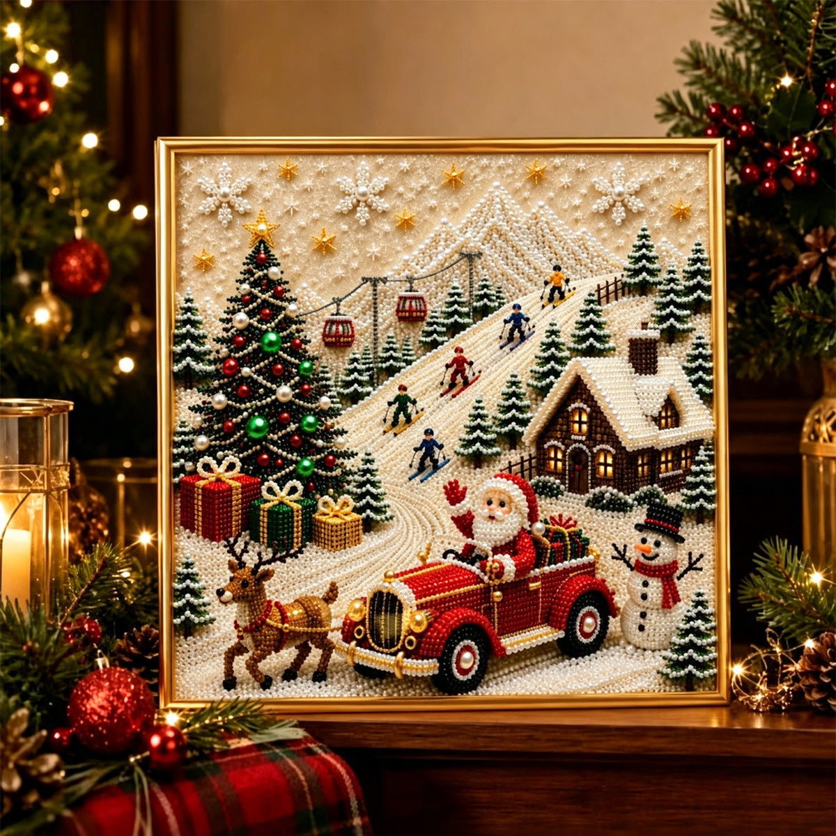 🔥 EARLY CHRISTMAS SALE 49% OFF 🎄 Holiday DIY Diamond Pearl Painting Art Kit