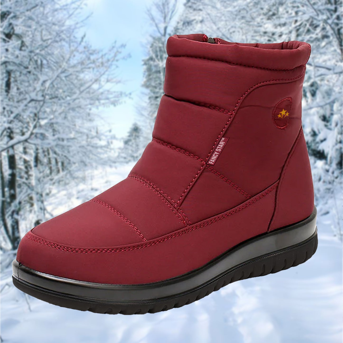 ️🎉 Early Christmas Sale 70% OFF ❄ FANCY STAR™ Premium Warm Thermal Lined Anti-Slip Snow Boots ️⛸️