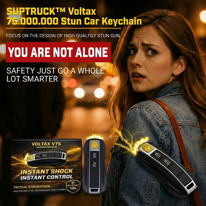 🔦 SUPTRUCK™ Voltax Shockforce 75M Stun Car Keychain ⚡ 2026 Flash Sale 75% OFF ️💥