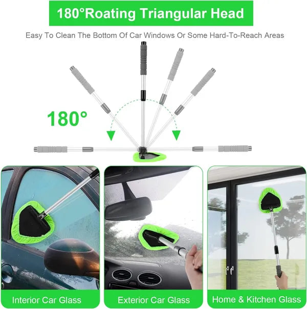 🧽 (LIMITED) 70% OFF TODAY ✨ Multi-Purpose Microfiber Cleaning Tool – Extendable Handle for Car, Kitchen, Home & Hard-to-Reach Areas