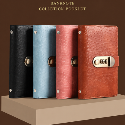 💵 LIMITED DEAL 70% OFF 🔒100 Transparent Pocket Currency Collectors Album