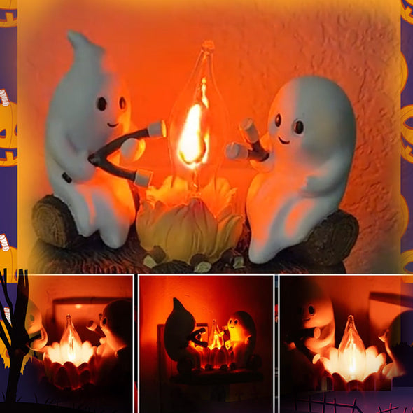 🎃 Pre-Halloween Sale 75% OFF 👻 2025 Spooky & Cute Bonfire Ghost Night Light