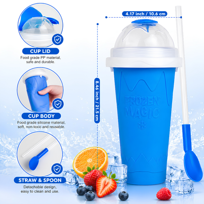 🔥 LAST DAY SALE 50% OFF 🔥 Magic Slushy Maker Cup ✨ Turn Any Drink Into A Slushie In Minutes