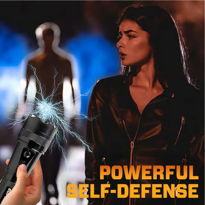 💥 2025 Upgrade 75% OFF ️🔦 SUPTRUCK™ VoltGuard X95 2in1 Stun Flashlight ⚡ Light in Dark, Power in Danger