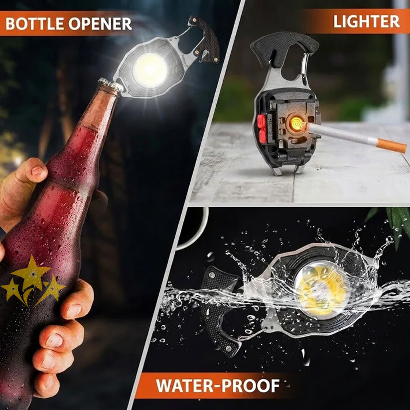 LAST DAY 49% OFF 🔦💡 8-in-1 Multifunctional Keychain Flashlight