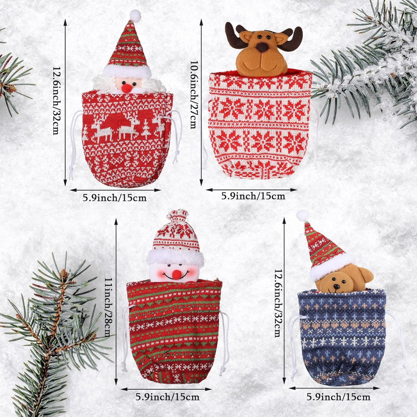 🎄 Christmas Best Deal 70% OFF ✨ 2025 Christmas Doll Gift Bags For Party Gifts Holiday