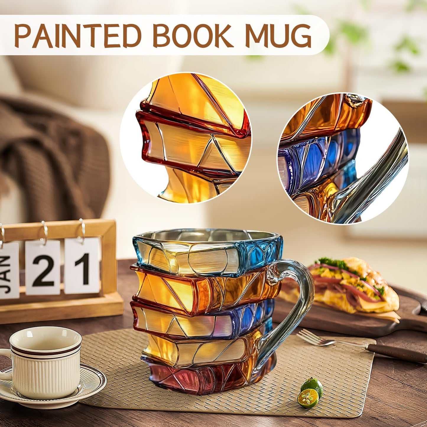 🎃 Halloween Sale 75% OFF 👻 2025 New Painted Book Mug