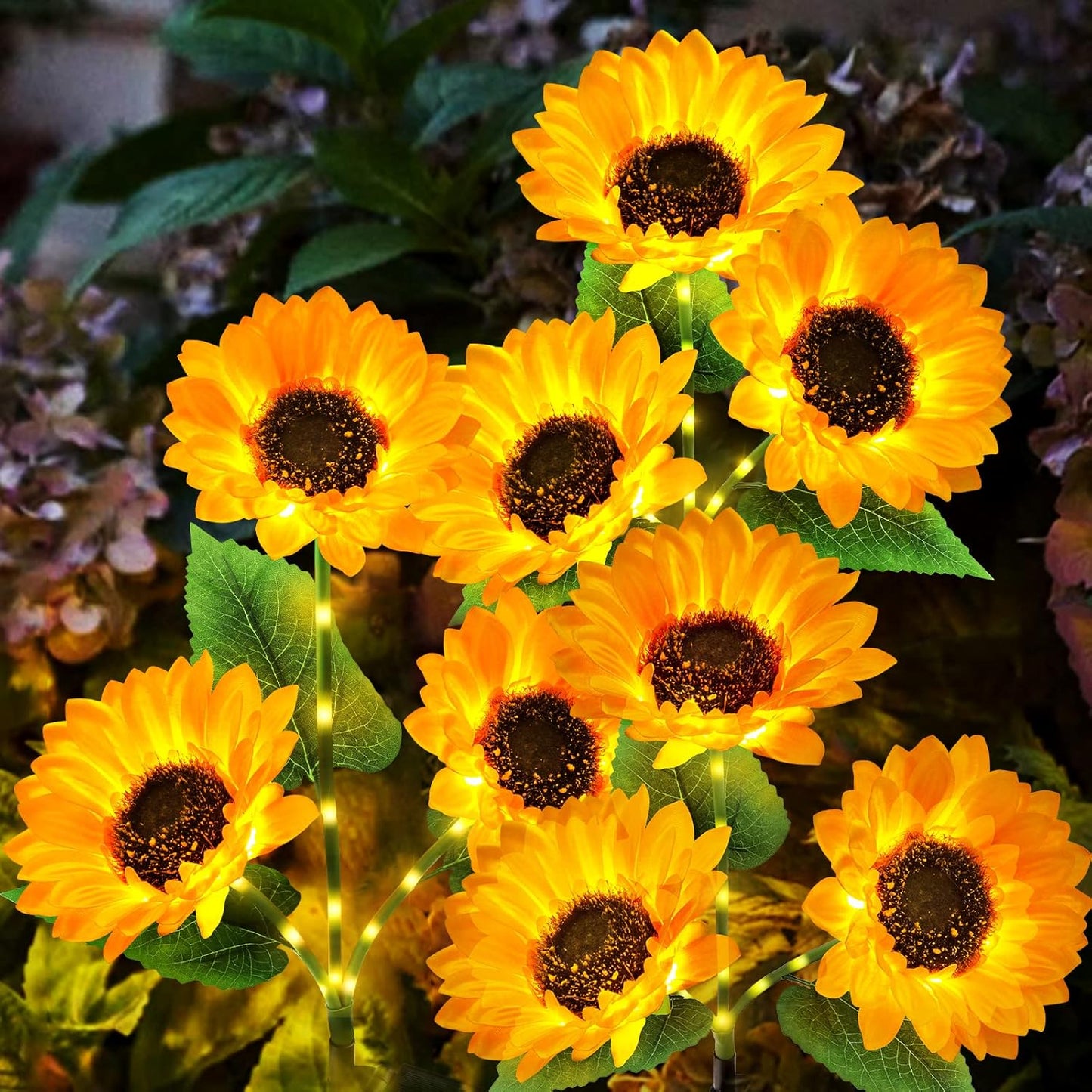 🔥Father's Day Sale 49% OFF🌻Sunflower Solar Powered LED Lights For Garden
