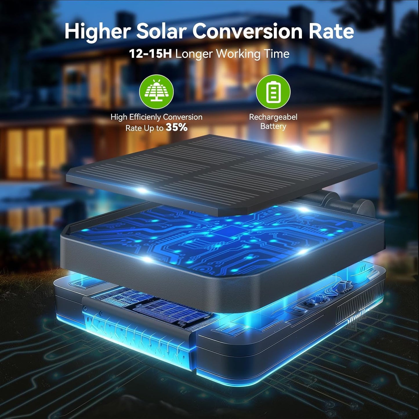 🔥Father's Day Sale 49% OFF🌻Sunflower Solar Powered LED Lights For Garden