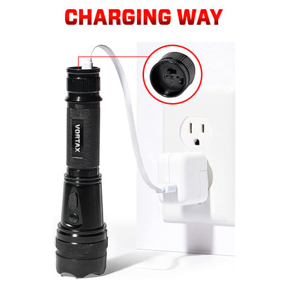 ❄️ Christmas Pre-Sale 💥 75% OFF — 2025 Upgraded VORTAX X95 Tactical Stun Flashlight