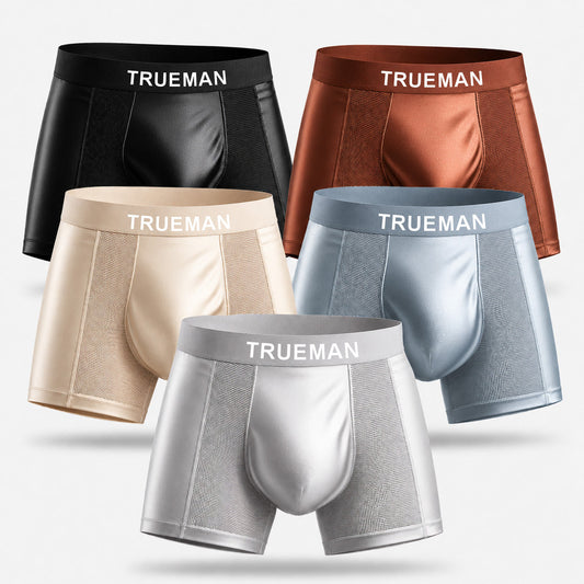 SUMMER SALE 60% OFF 💎 TRUEMAN™ Premium Leakproof Bamboo IceSilk Boxer