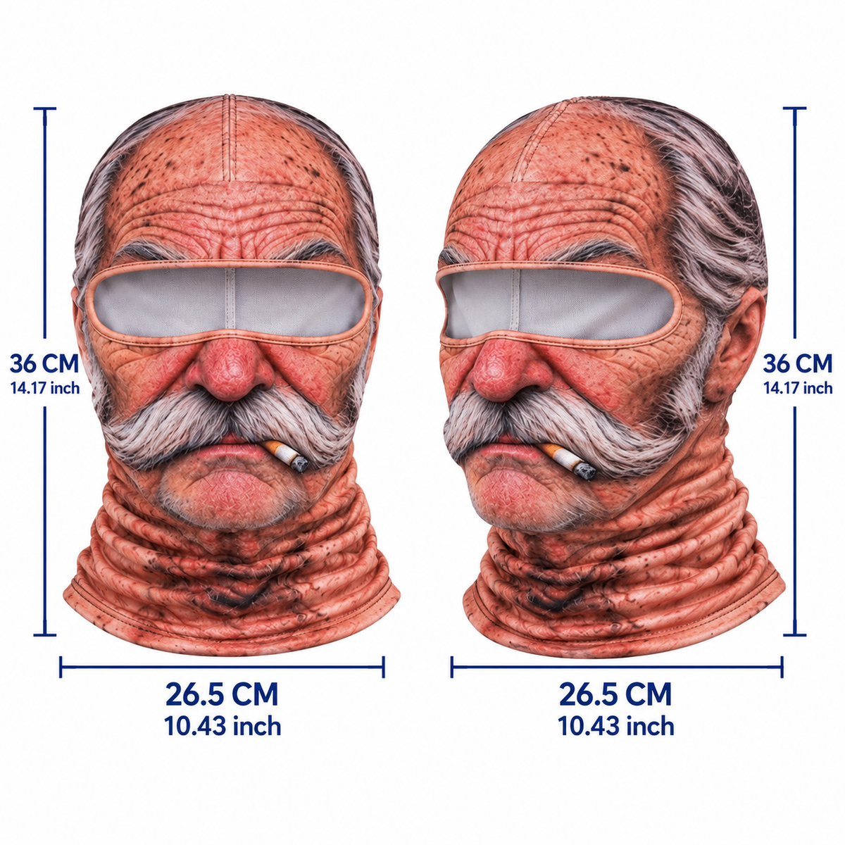 ⛄ WINTER DEAL 49% OFF 🥽 Funny Face Mask 3D Printed Balaclava