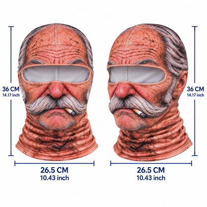 ⛄ WINTER DEAL 49% OFF 🥽 Funny Face Mask 3D Printed Balaclava