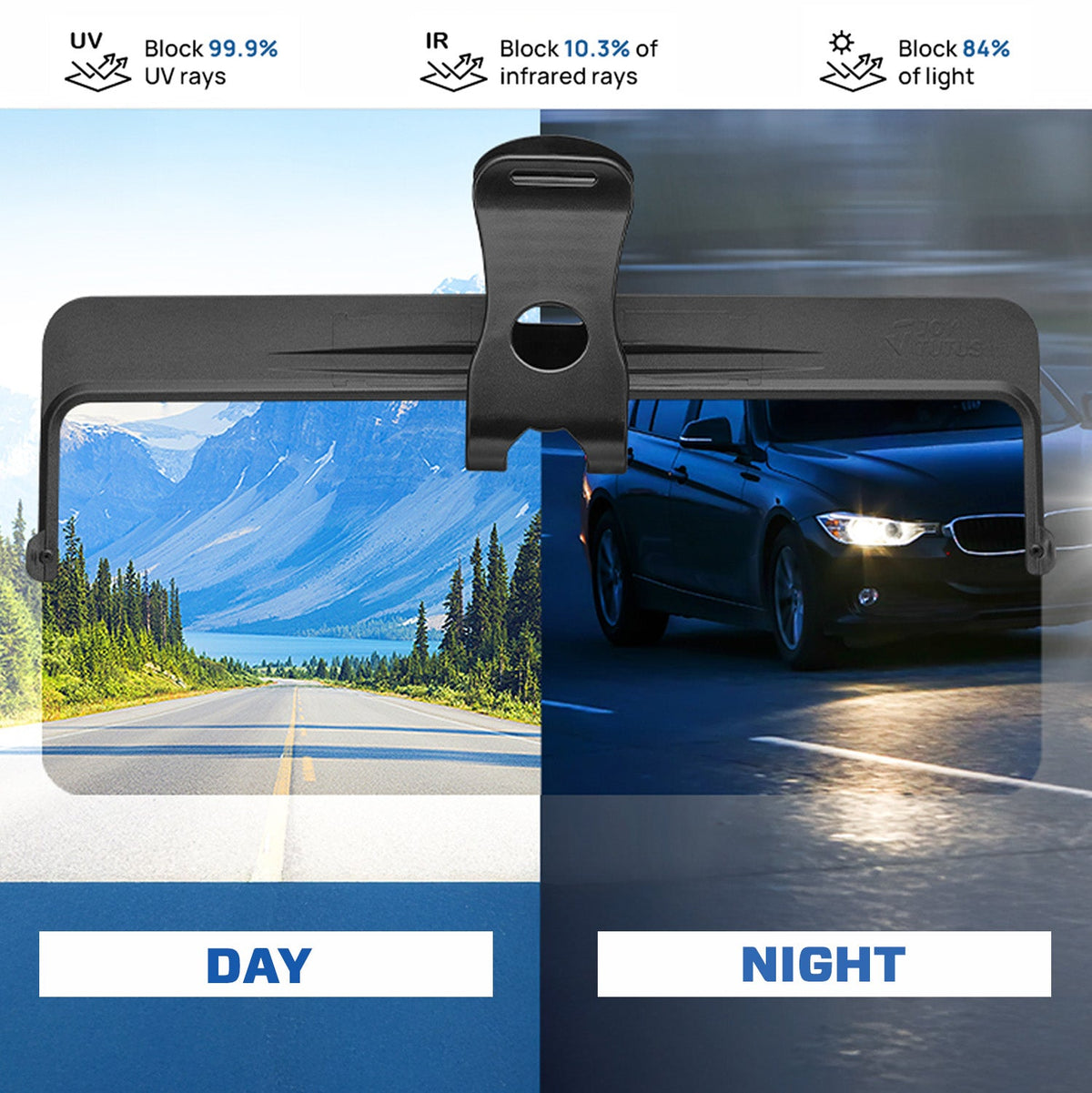 🚗 2026 Upgraded 75% OFF 💥 GlareX HD Photochromic Polarized Car Visor ✨ See Clearer, Drive Safer