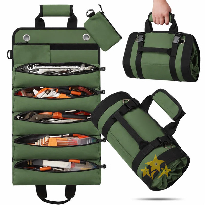 ❄️ EARLY CHRISTMAS 49% OFF 🛠️ Multi-Purpose Roll-Up Tool Bag | For Garage, Truck & Jobsite