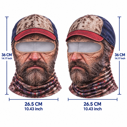 ⛄ WINTER DEAL 49% OFF 🥽 Funny Face Mask 3D Printed Balaclava