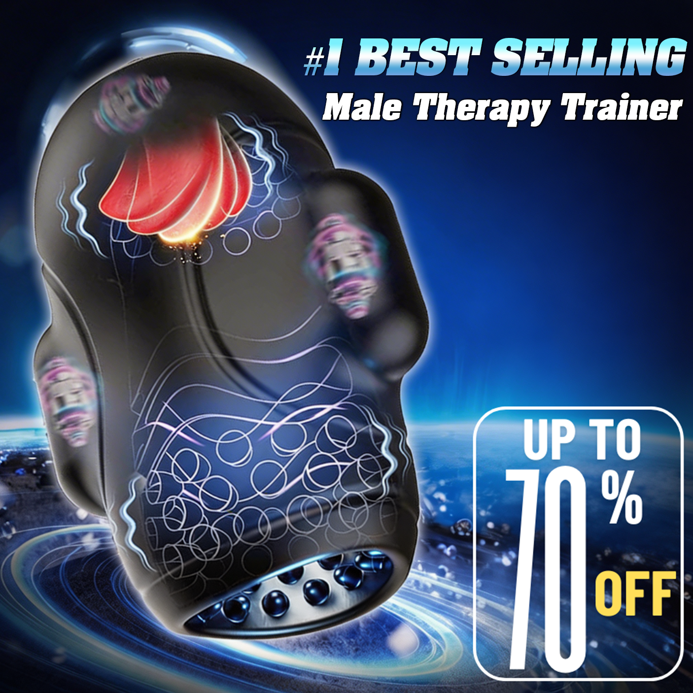 🔥 Hot Sale 70% OFF 🔥 EnduranceX3™ Male Therapy Trainer 💪 2026 Upgraded Tongue-Licking & Triple-Motor Stimulation