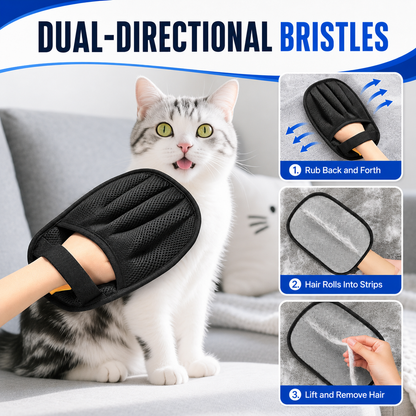 BUY 1 GET 1 🐾 FurGrip™ Pro 5-Finger Electrostatic Pet Hair Glover