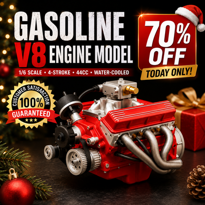 🎉 Early Christmas Sale 70% OFF 🔥 DIY Gasoline OHV V8 Small Block Engine Model Kit