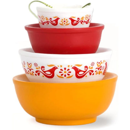 🎄 Christmas Kickoff 70% OFF ✨ Pyrex Bowl Stack Ornament – Vintage Christmas Decor
