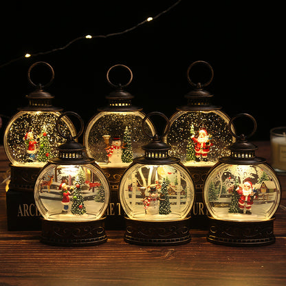 🎄 Early Christmas Sale 70% OFF ✨ 2025 Christmas LED Snow Globe Swirling Lantern