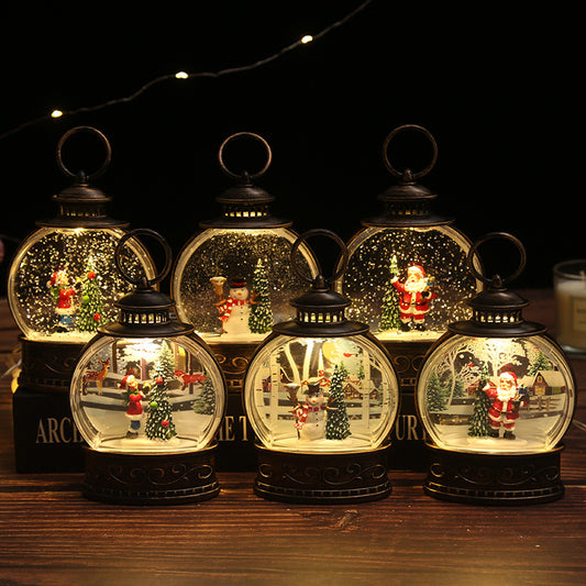 🎄 Early Christmas Sale 70% OFF ✨ 2025 Christmas LED Snow Globe Swirling Lantern