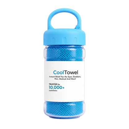 ❄ Cooling Towel for Hot Summer & Outdoor Activities – Quick-Dry Microfiber Sweat Towel