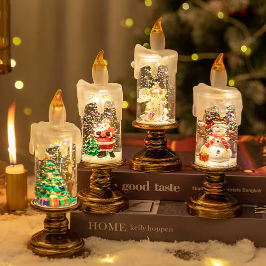 🎄 Early Christmas 70% OFF ✨ 2025 Christmas Glitter Snow Globe Candle