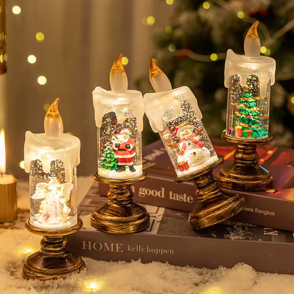 🎄 Early Christmas 70% OFF ✨ 2025 Christmas Glitter Snow Globe Candle