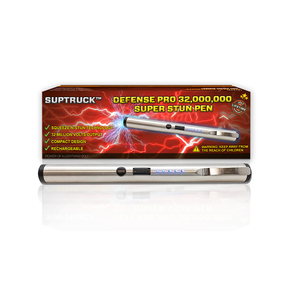 💥 2025 Big Sale 70% OFF ️🔥 SUPTRUCK™ Defense Pro 32,000,000 Super Stun Pen ⚡ Hi-Tech Pen, Smart Defense