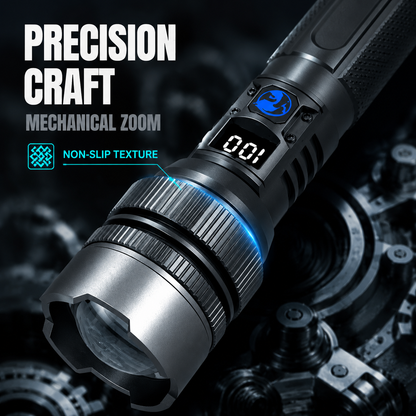 🔥DEAL 70% OFF!!⏰ 🔦 Super Bright Ultimate Survival Tactical Flashlight, 80X Brightness, 120H RUN TIME, Military-Tough CREE LED Power