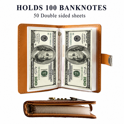 💵 LIMITED DEAL 70% OFF 🔒100 Transparent Pocket Currency Collectors Album