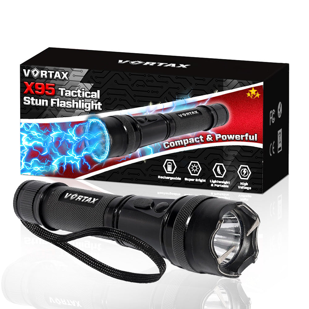 ❄️ Christmas Pre-Sale 💥 75% OFF — 2025 Upgraded VORTAX X95 Tactical Stun Flashlight